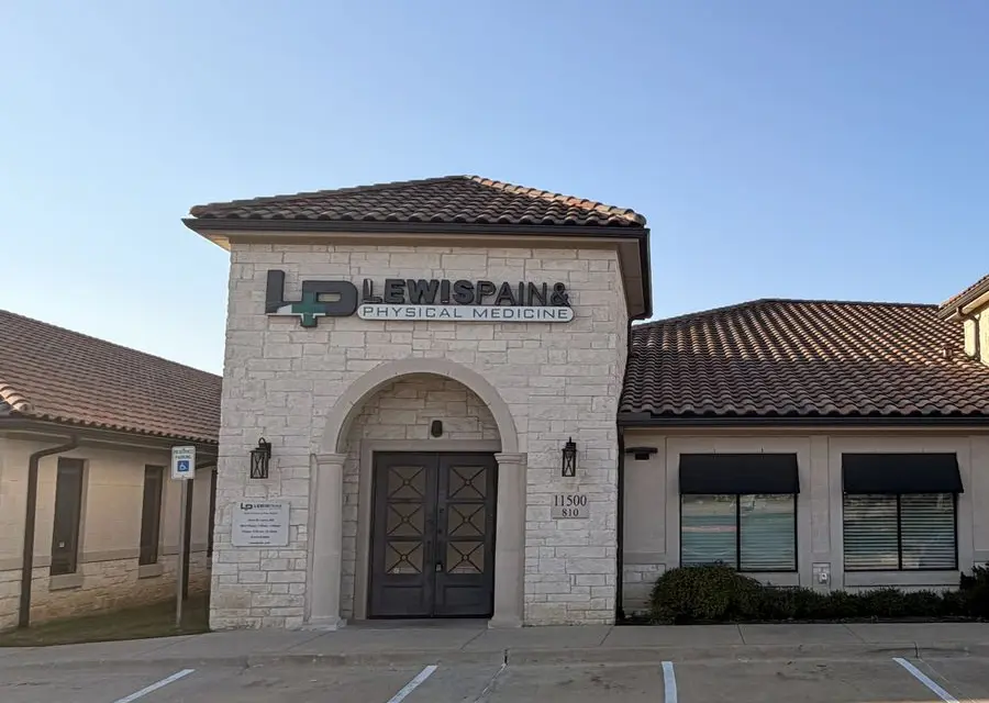 The Lewis Pain & Physical Medicine entrance in Frisco